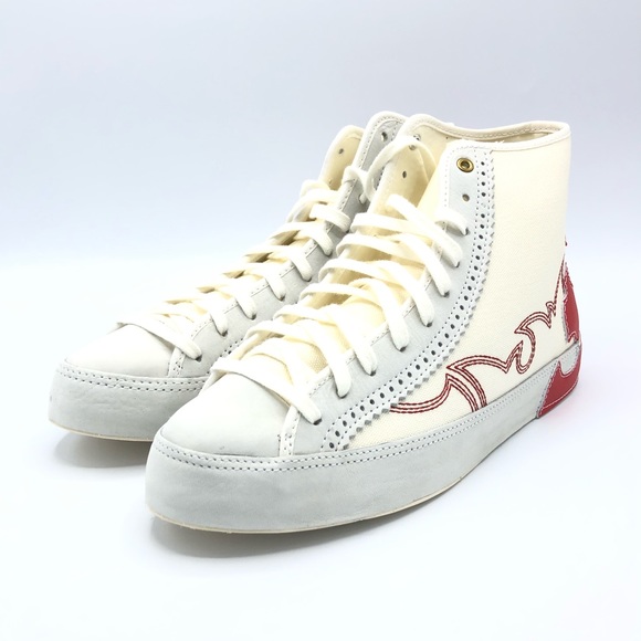 converse white western sasha hi sneakers